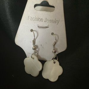 Never worn mother of pearl earrings